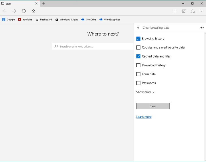 Microsoft Edge funziona lentamente