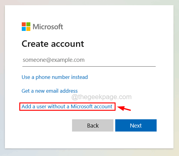 Lisää käyttäjä ilman Microsoft-tiliä 11zon