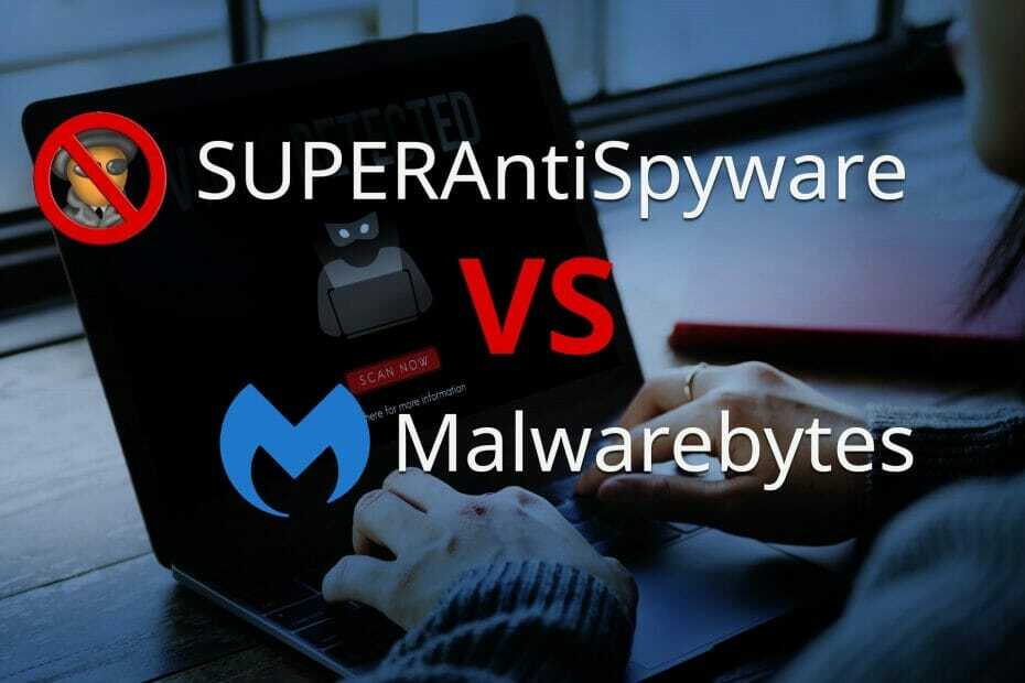 SUPERAntiSpyware contro Malwarebytes