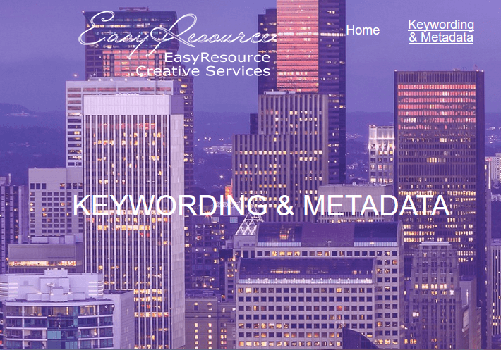 EasyResource - software pro tvorbu klíčových slov pro klíčová slova a metadata