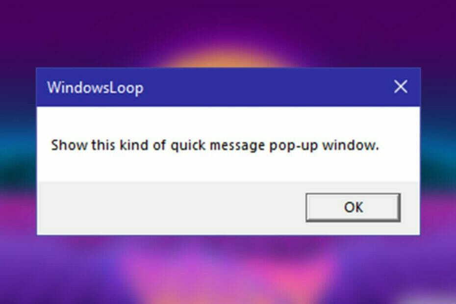 Windows 11-Popup