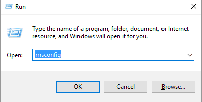 msconfig для Windows 10