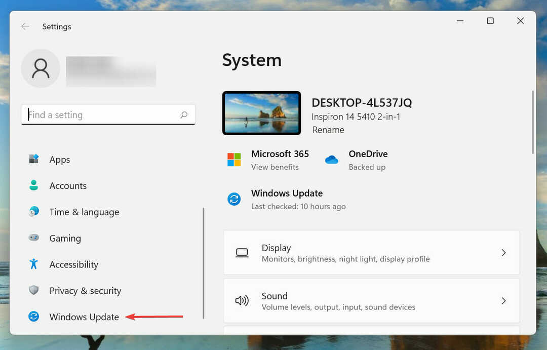 Atnaujinkite „Windows“, kad pataisytumėte „Zoom“ negali aptikti fotoaparato „Windows 11 10“.