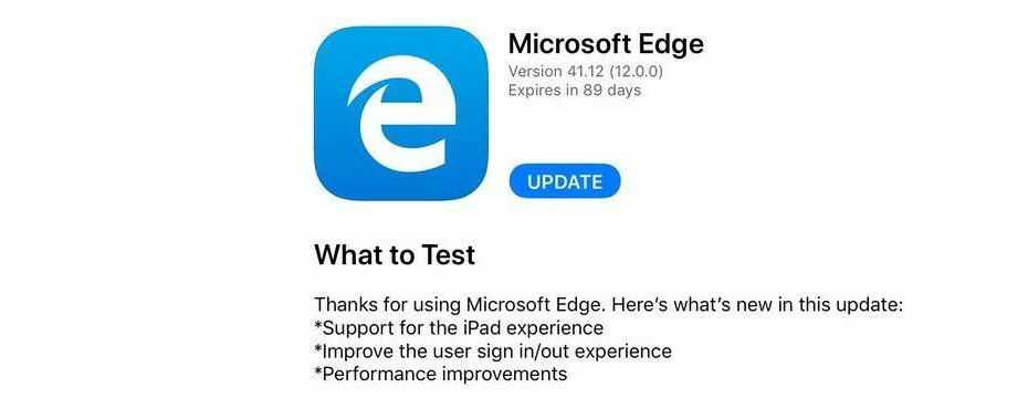 Utilisateurs d'iPad, préparez-vous à tester le navigateur Edge bientôt