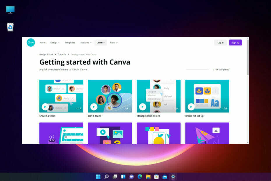 บทวิจารณ์ Canva บน Windows 11