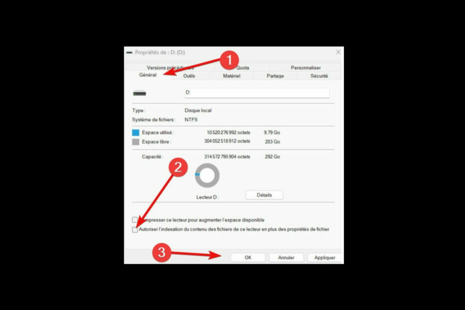 Desactiver Indexering Windows 10