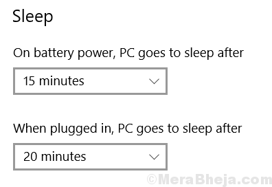 Unerežiimi seaded Windows 10 Min