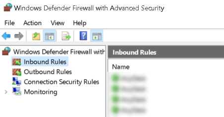 Obs. Firewall do Windows Defender mín.