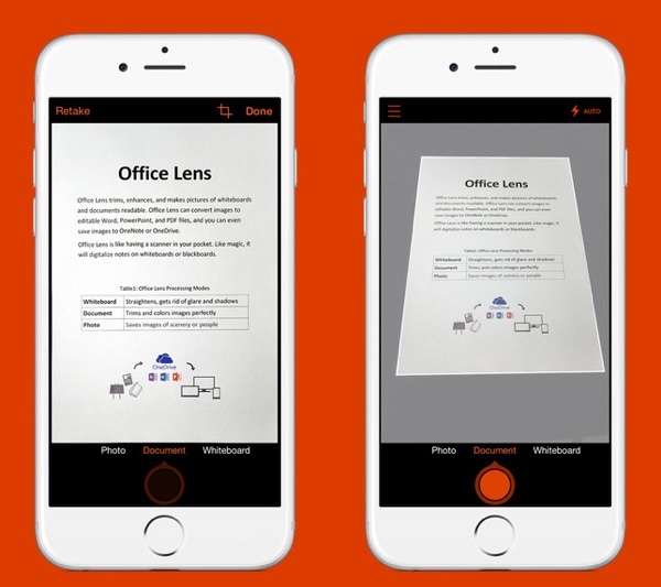 עדשת App_Office ל- iPhone בחינם