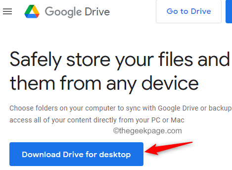 Изтегляне на изпълним файл на Drive Min