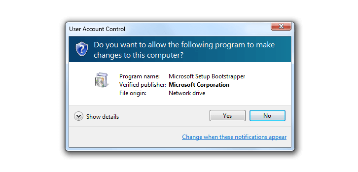 UAC aktivieren Windows 10, 8