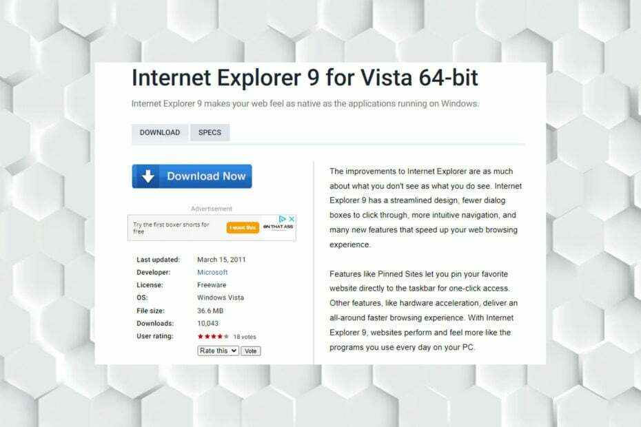 Chcete si stiahnuť Internet Explorer 11 na Windows Vista? Tu je alternatíva