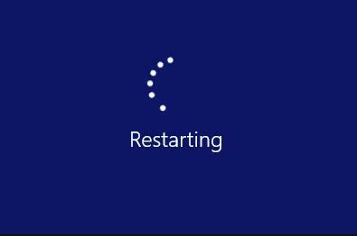 Mulai ulang PC Windows