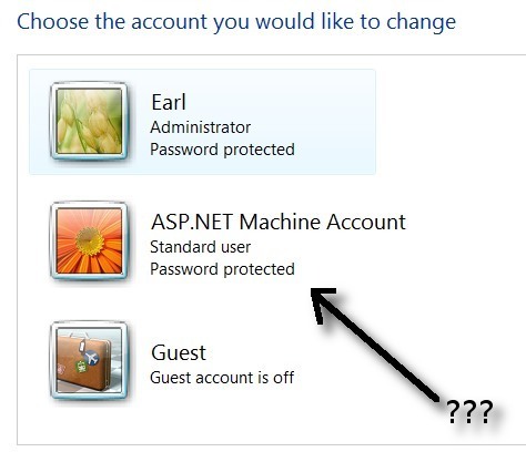 Исправить всплывающее сообщение ASP-NET-Machine-Account в Windows 8