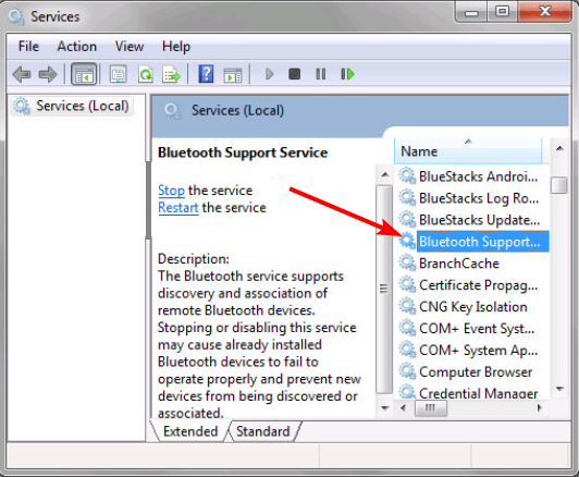 Windows 7-ის უხილავი Bluetooth მოწყობილობის მხარდაჭერა
