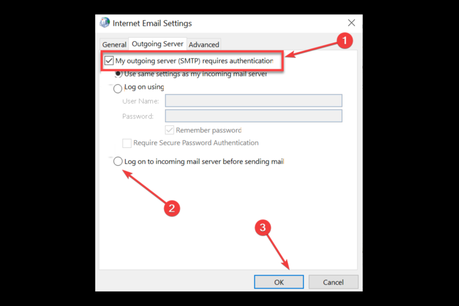 Kā x vienkāršās darbībās labot Outlook kļūdu 0x80040610