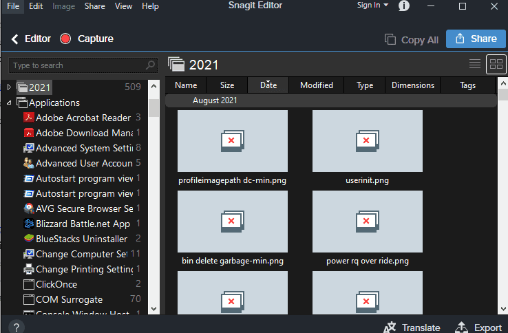 Képernyőképek készítése a Windows 11/10 rendszerben