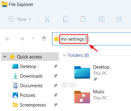 Приложение за настройки от File Explorer Win11