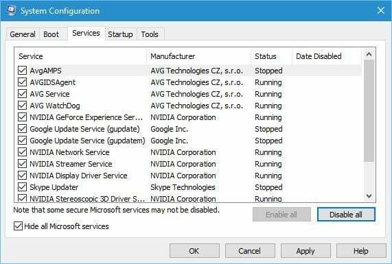 driver-brudd-system-konfigurasjon-tjenester