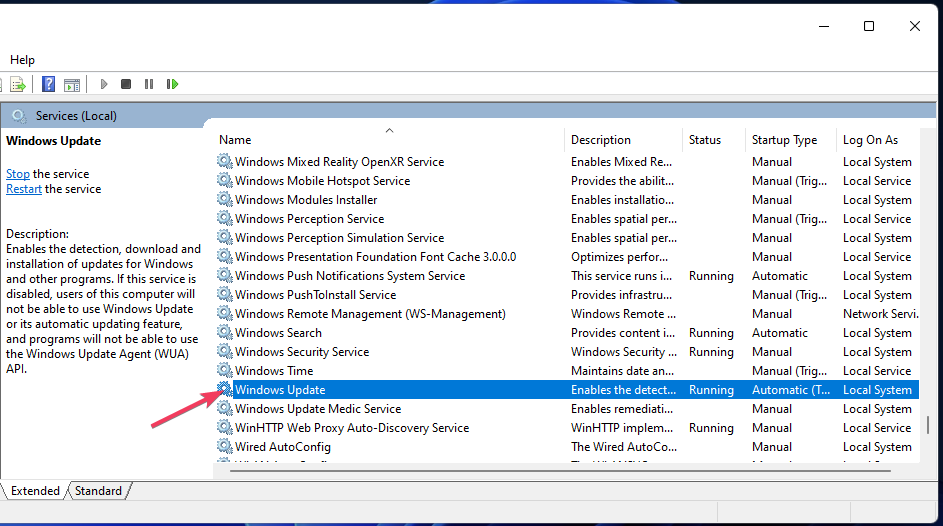 Windows Update fejlfindingsfejl 0xc1900223