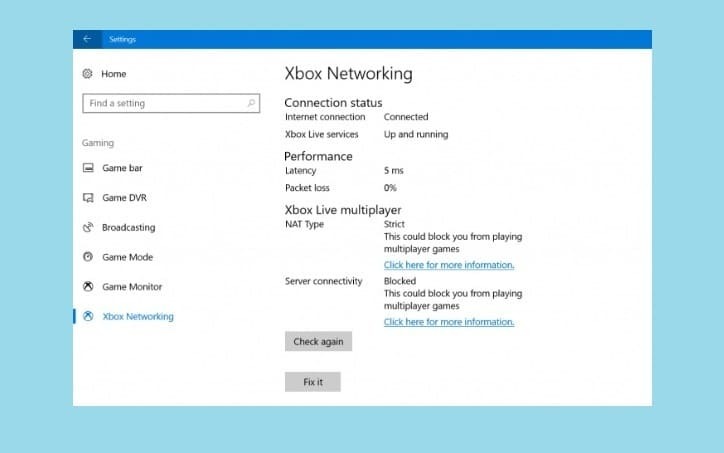 KORRIGERING: Röstchattning och multiplayer-problem i Xbox Networking