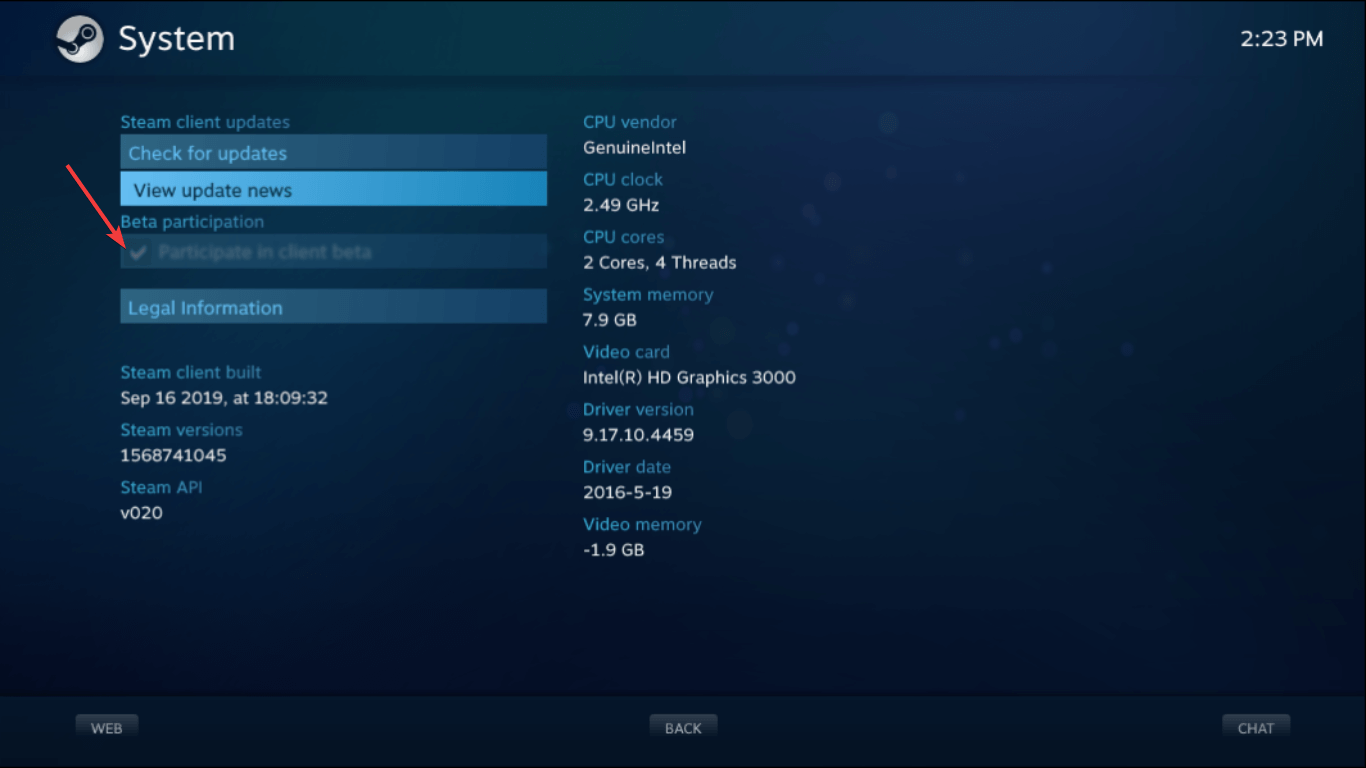 Steam-Beta How to Big Picture Mode