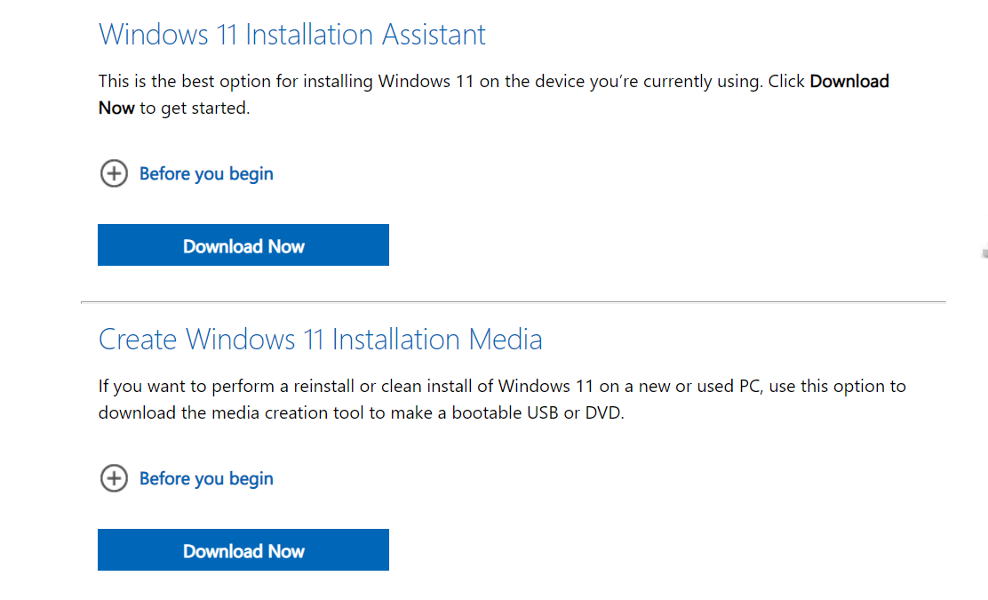 pomočnik Windows 11 napaka iso. 