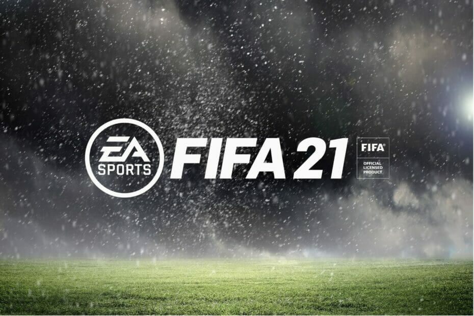FIFA 21 verschijnt niet in EA Play