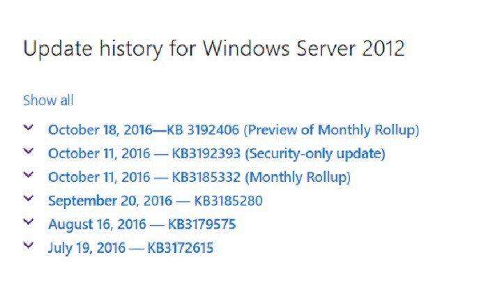 KB3192406 for Windows Server 2012 აფიქსირებს CPU– ს მაღალ გამოყენებას, აუმჯობესებს Windows Kernel– ს