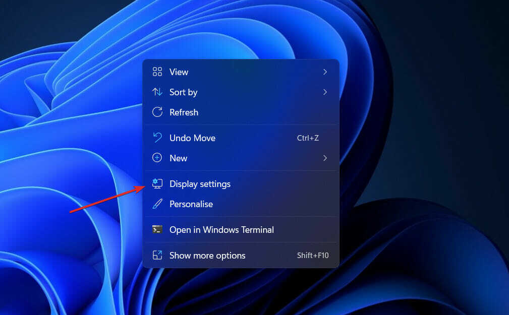 la opción de configuración de pantalla de Windows 11 no puede cambiar la resolución