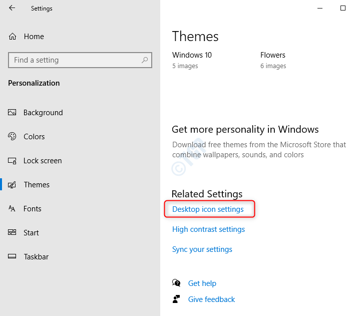 Windows 10'da bir kısayolun Simgesini kolayca Değiştirme