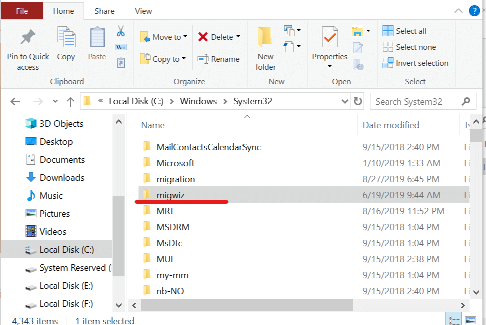 Transferir arquivos do Windows 7 para o Windows 10