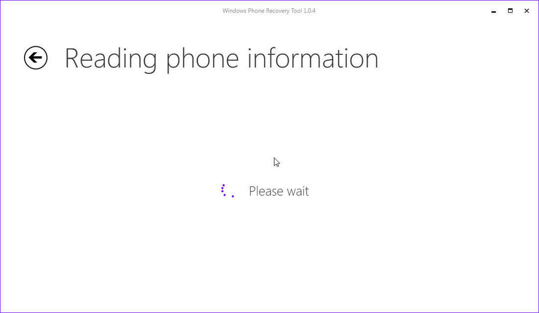 Herramienta de recuperación de Windows Phone