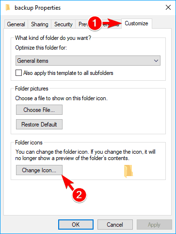 Icon Pack Windows-Ersatz