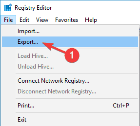 eksportuoti registrą „Windows Installer“ neveikia „Windows 10“