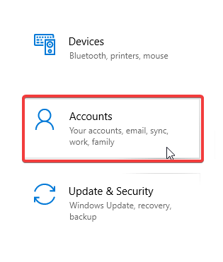 kontodel pole teie Microsofti kontoga lingitud ühtegi asjakohast seadet