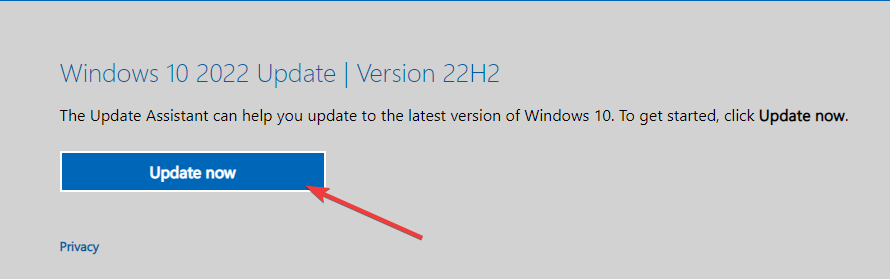 Uppdatera nu Windows 10