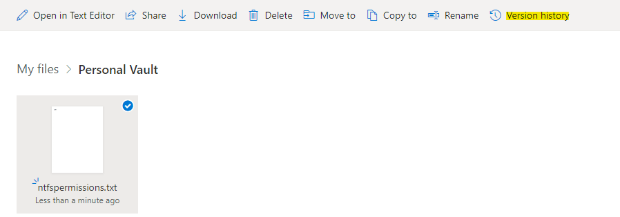 So stellen Sie eine frühere Version einer OneDrive-Datei wieder her