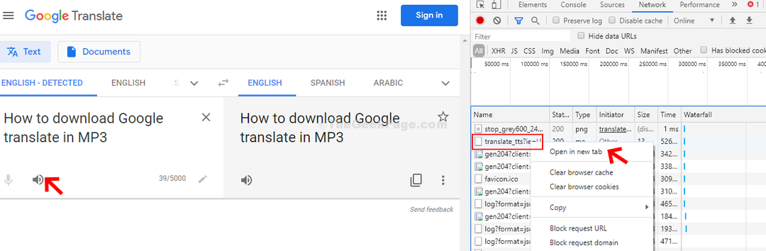 Muunna teksti mp3-muotoon Google-käännöksen avulla