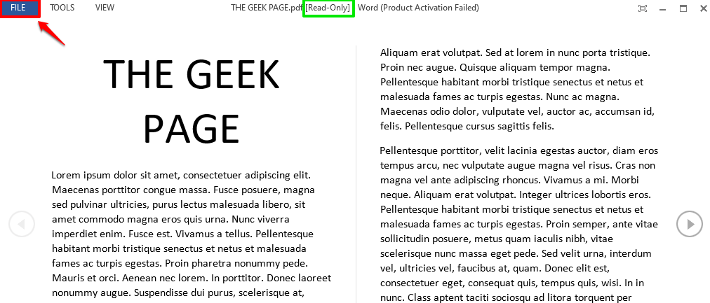 So bearbeiten Sie ein PDF-Dokument mit Microsoft Word