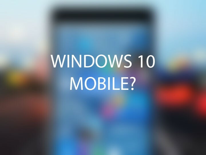 Windows 10 Mobile in uscita a marzo?