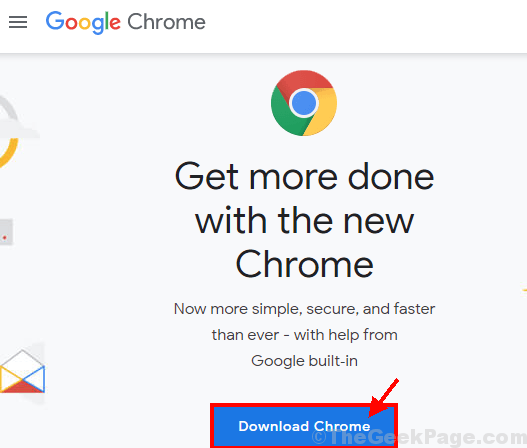 Chromeをダウンロードする