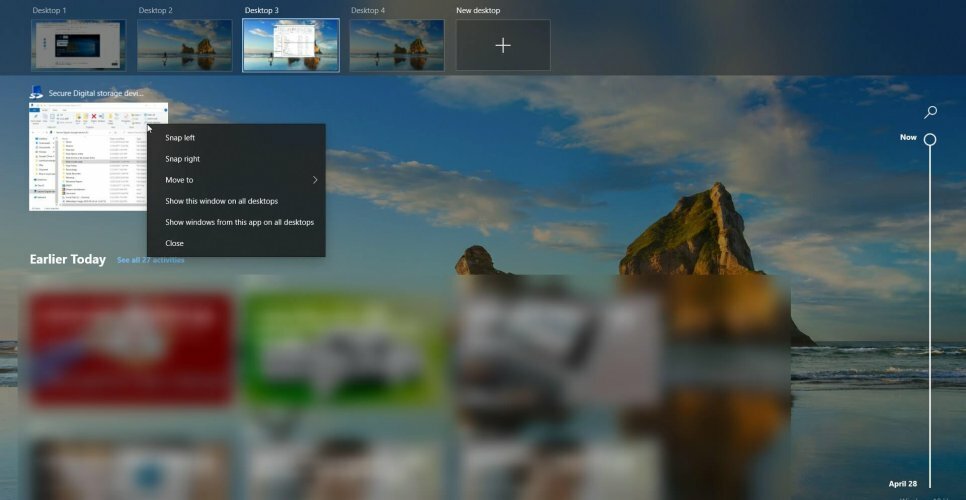 Hoe virtuele desktop te beheren in Windows 10