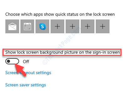 Låsskärm Visa Windows bakgrundsbild på inloggningsskärmen Inaktivera