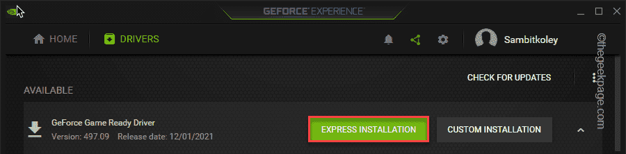 Labojums: GeForce Experience spēles pārklājums nedarbojas