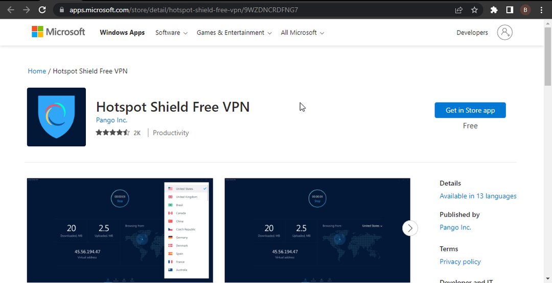 Hotspot-Schild VPN Microsoft Bester VPN-Shop
