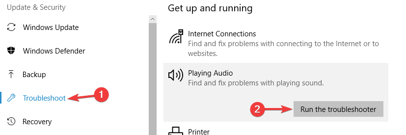 Проблема со звуком в Microsoft Edge