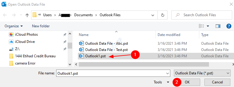 So erstellen Sie ein neues Outlook-Profil und importieren das vorhandene Outlook-PST in Windows 10 einfach