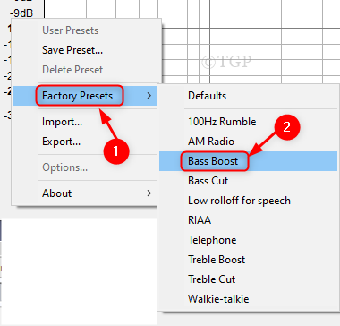 Boost Bass In Filter Curve Audacity