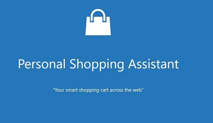 ส่วนขยาย Personal Shopping Assistant ที่มาพร้อม Microsoft Edge